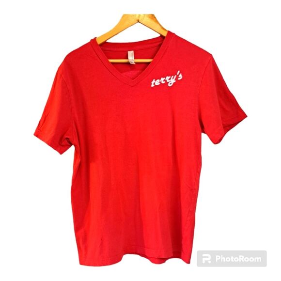 Rock n Roll T-Shirt by Canvass Graphic Design Front and Back Size Large - Picture 2 of 15